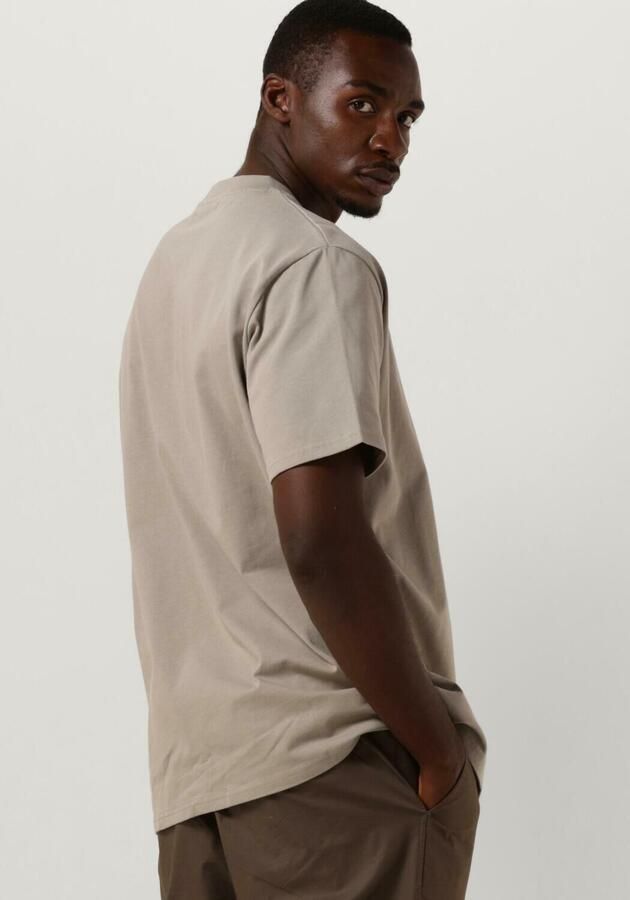 WOODBIRD Heren Polo's & T-shirts Wbbaine Base Tee Taupe - Foto 3