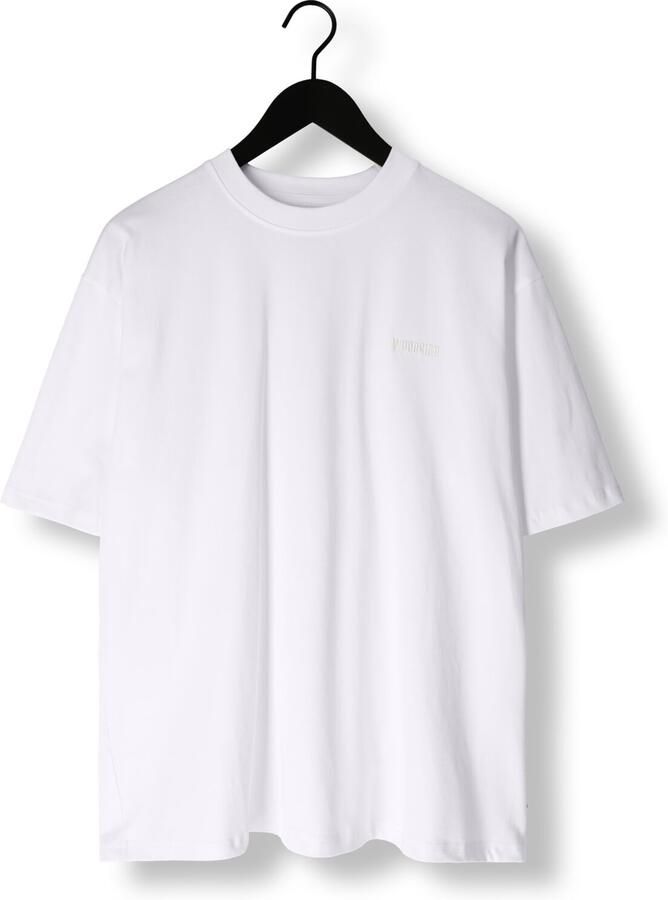WOODBIRD Heren Polo's & T-shirts Wbbaine Base Tee Wit