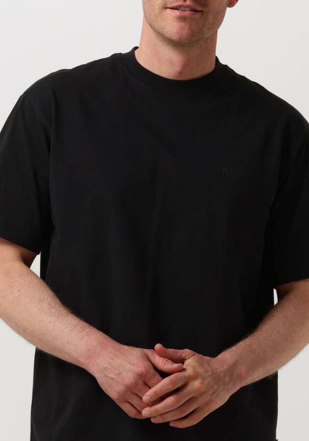 WOODBIRD Heren Polo's & T-shirts Wbbaine Base Tee Zwart - Foto 3
