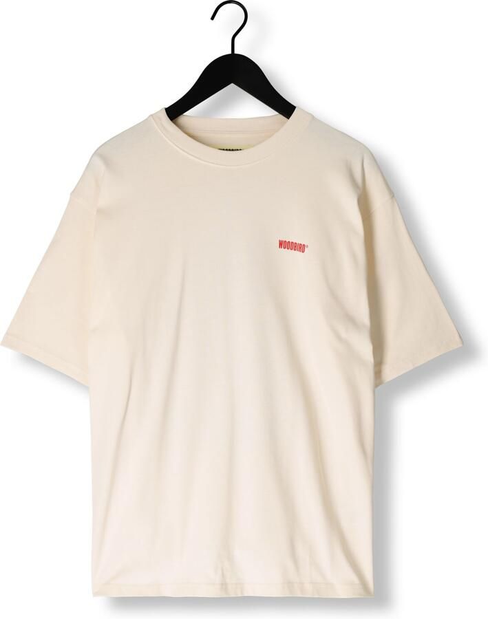 WOODBIRD Heren Polo's & T-shirts Wbbaine Dude Tee Ecru