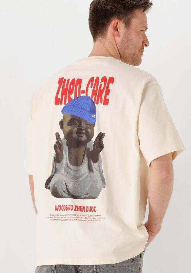 WOODBIRD Heren Polo's & T-shirts Wbbaine Dude Tee Ecru - Foto 2