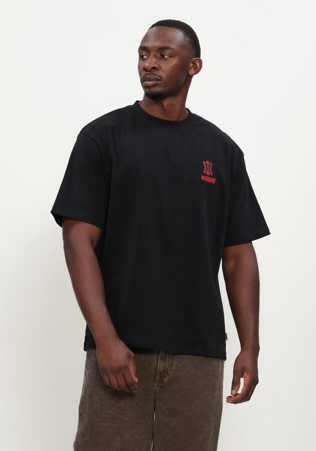 WOODBIRD Heren Polo's & T-shirts Wbbaine Tiger Tee Zwart - Foto 3