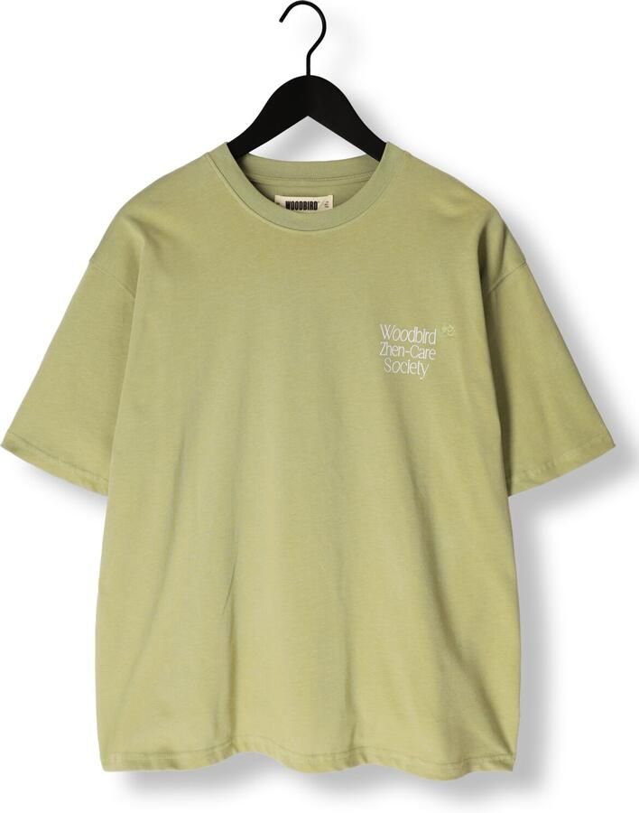 WOODBIRD Heren Polo's & T-shirts Wbbaine Zhen Tee Groen