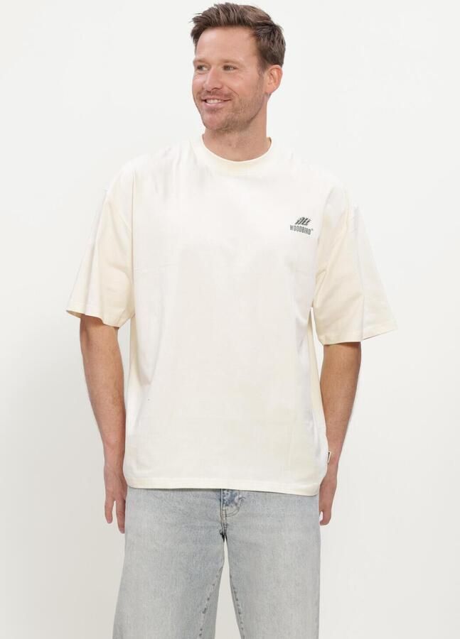 WOODBIRD Heren Polo's & T-shirts Wbbeam Action Tee Ecru - Foto 3