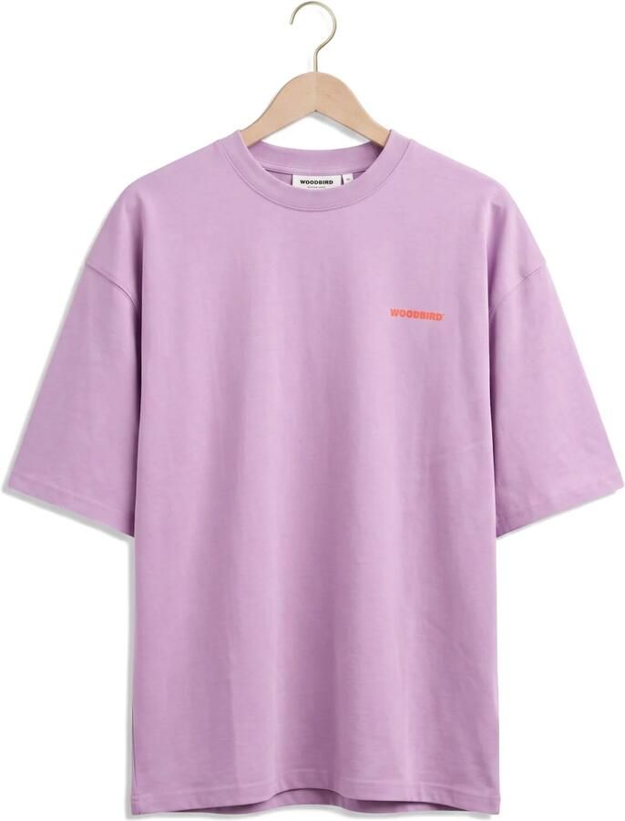 WOODBIRD Heren Polo's & T-shirts Wbbeam Tram Tee Lila