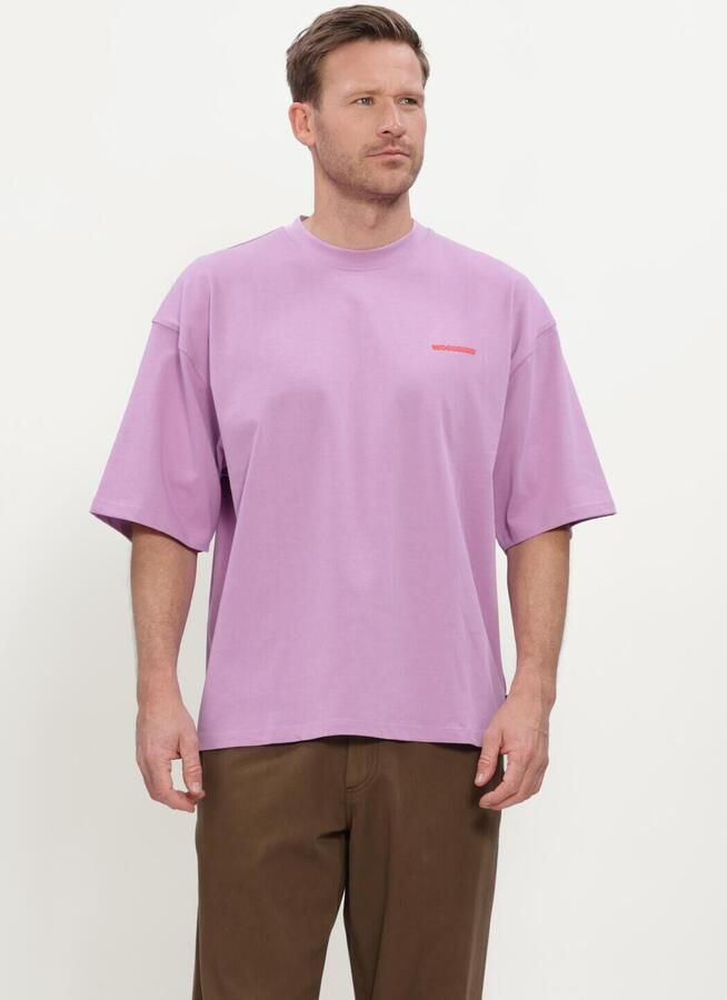 WOODBIRD Heren Polo's & T-shirts Wbbeam Tram Tee Lila - Foto 2