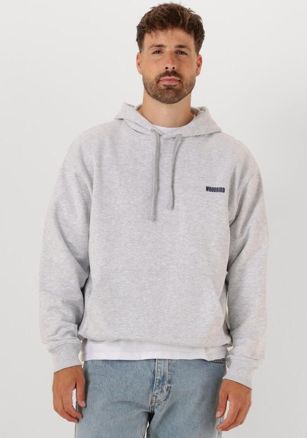 WOODBIRD Heren Truien & Vesten Pax Home Hoodie Grijs - Foto 4