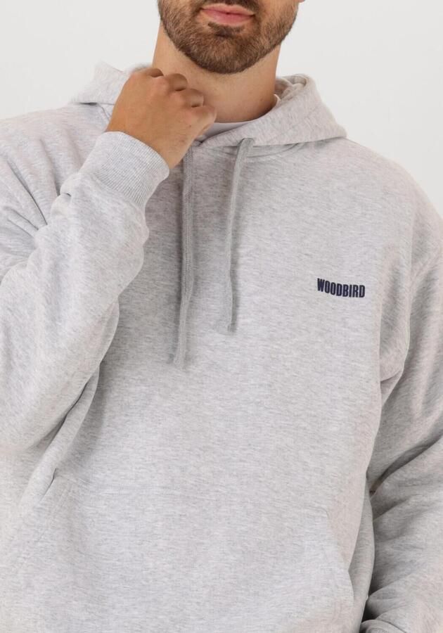 WOODBIRD Heren Truien & Vesten Pax Home Hoodie Grijs - Foto 2
