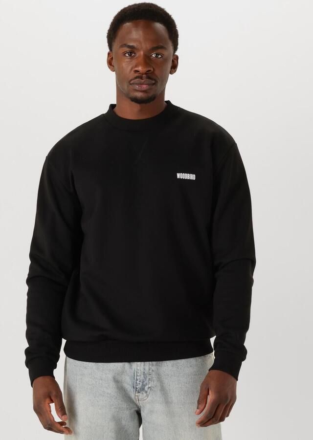 WOODBIRD Heren Truien & Vesten Wbcaine Min Crew Zwart