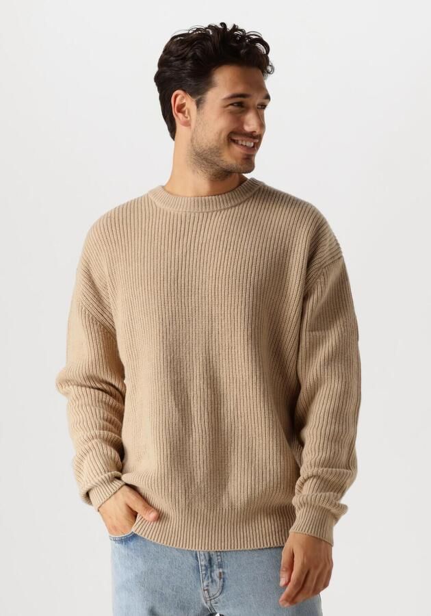 WOODBIRD Heren Truien & Vesten Wbkurt Base Knit Beige - Foto 4