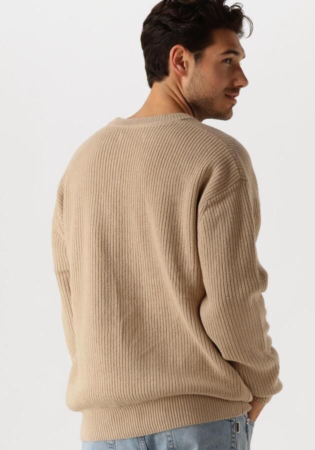 WOODBIRD Heren Truien & Vesten Wbkurt Base Knit Beige
