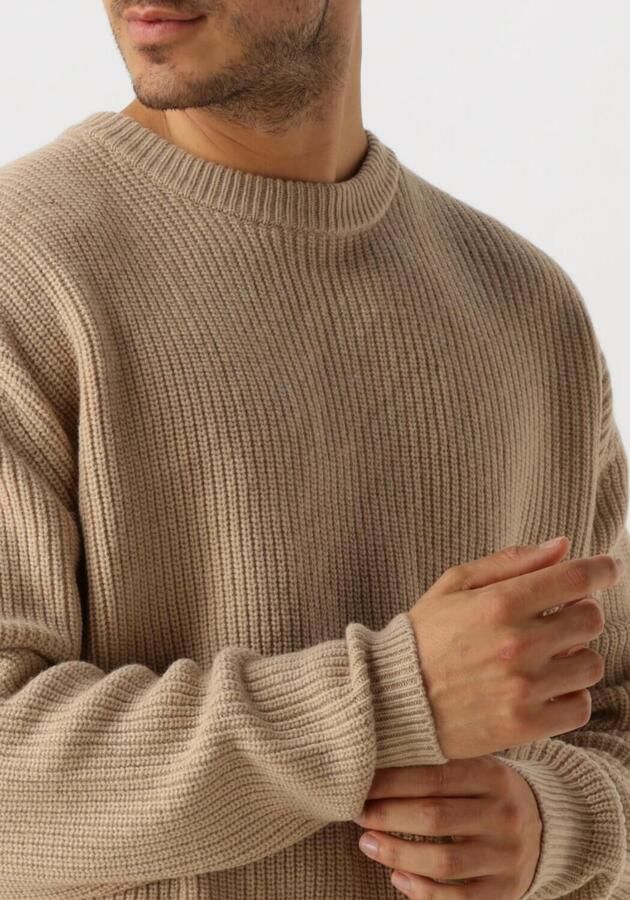 WOODBIRD Heren Truien & Vesten Wbkurt Base Knit Beige - Foto 2