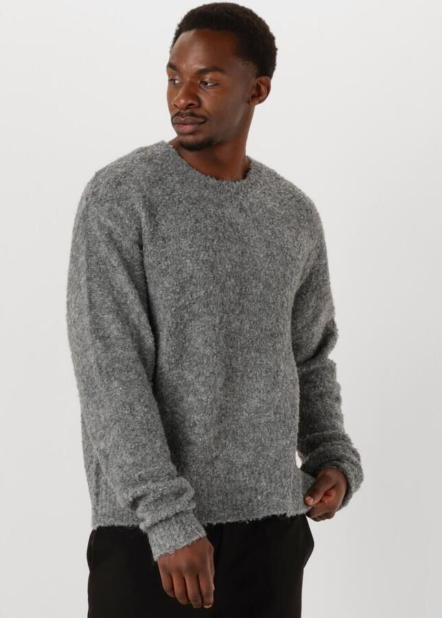 WOODBIRD Heren Truien & Vesten Wbkurt Loop Crew Grijs - Foto 4