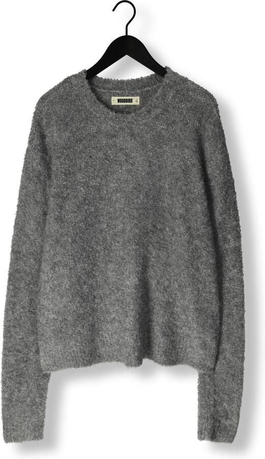 WOODBIRD Heren Truien & Vesten Wbkurt Loop Crew Grijs - Foto 3