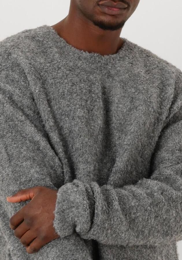 WOODBIRD Heren Truien & Vesten Wbkurt Loop Crew Grijs - Foto 2