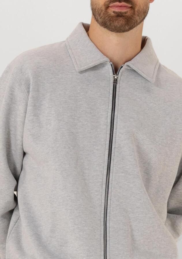 WOODBIRD Heren Truien & Vesten Wbtom Full Zip Polo Lichtgrijs - Foto 2