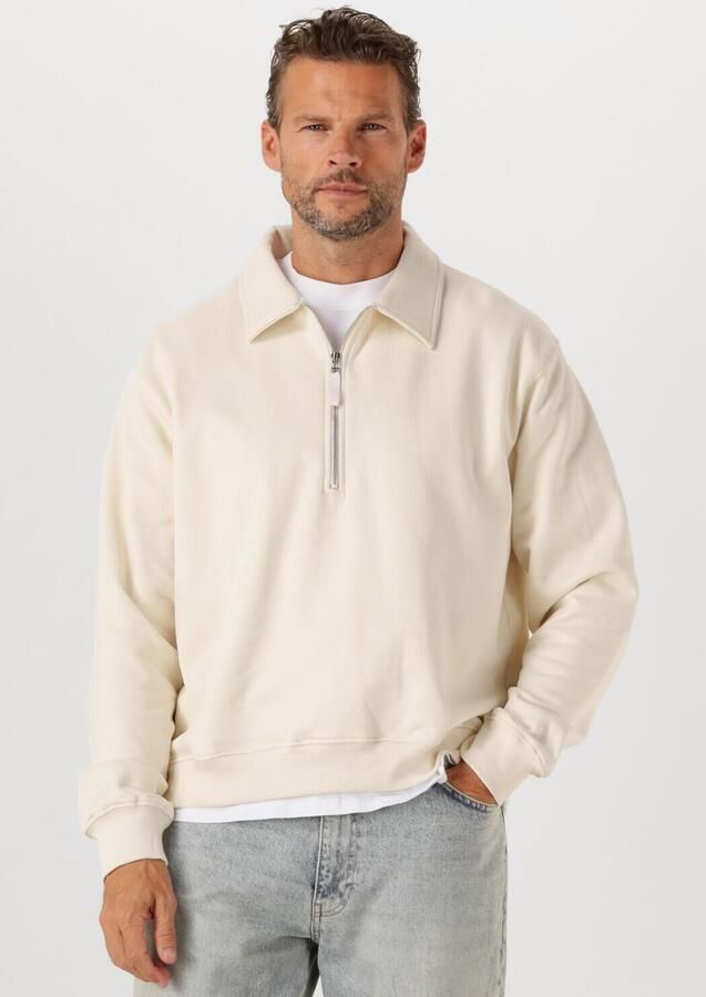 WOODBIRD Heren Truien & Vesten Wbtom Zip Polo Creme - Foto 4