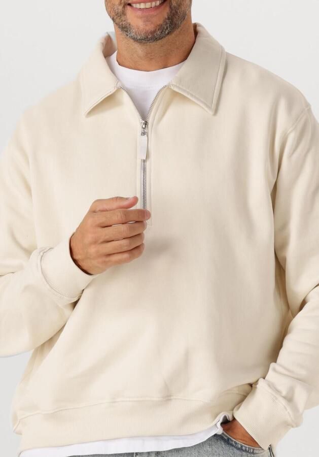 WOODBIRD Heren Truien & Vesten Wbtom Zip Polo Creme - Foto 2