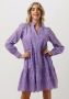 Y.A.S semi-transparante trapeze jurk YASHOLI met biologisch katoen lila - Thumbnail 1
