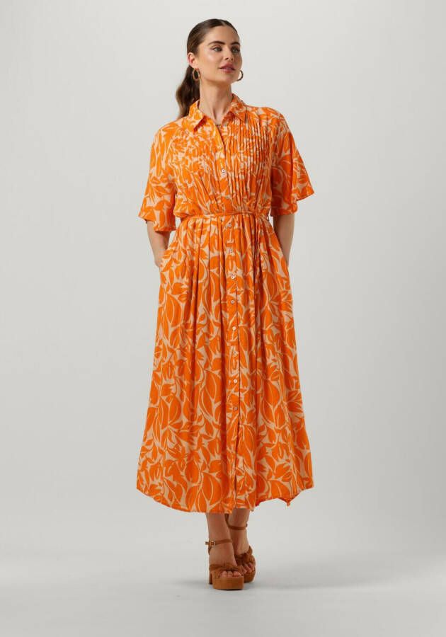 Y.A.S. Dames Jurken Yaslefira 2 4 Long Shirt Dress S. Oranje