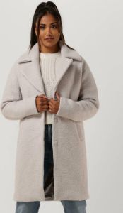 Y.A.S. Witte Mantel Yastera Wool Mix Coat