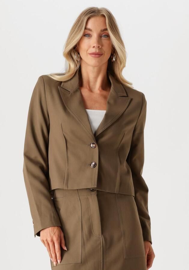 Y.A.S. Dames Blazers Yascappa Ls Short Blazer Bruin - Foto 4