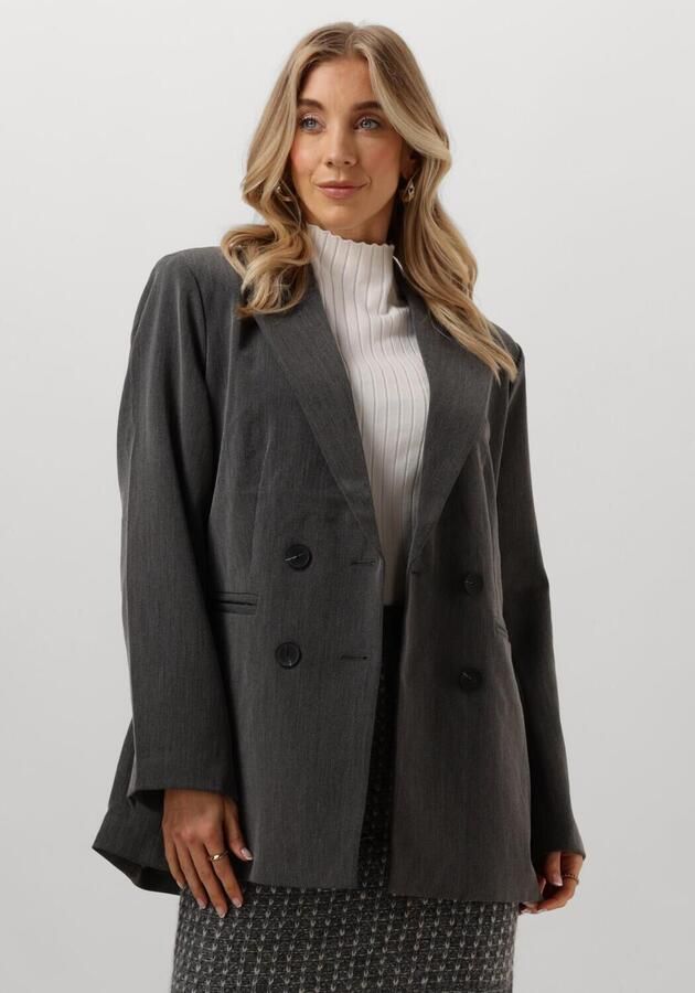 Y.A.S. Dames Blazers Yaslikka Ls Oversized Blazer Donkergrijs - Foto 4