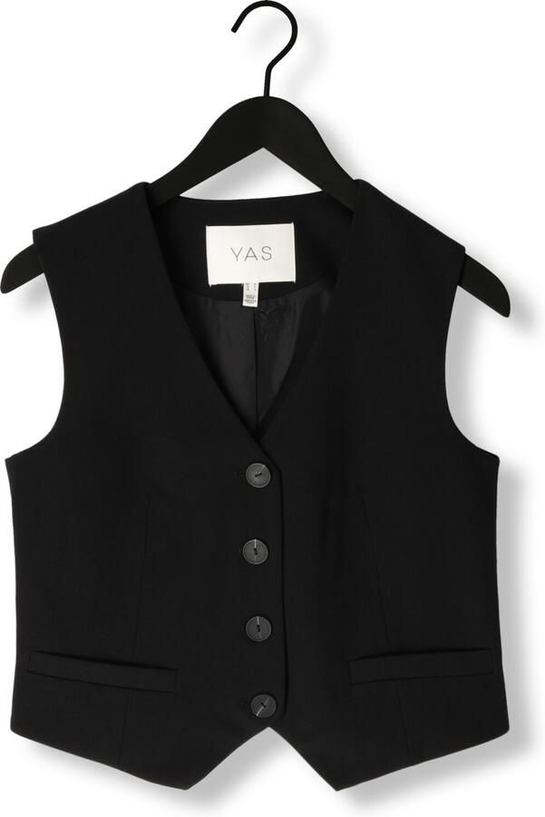 Y.A.S Elegante Zwarte Gilet voor Vrouwen Black Dames - Foto 3