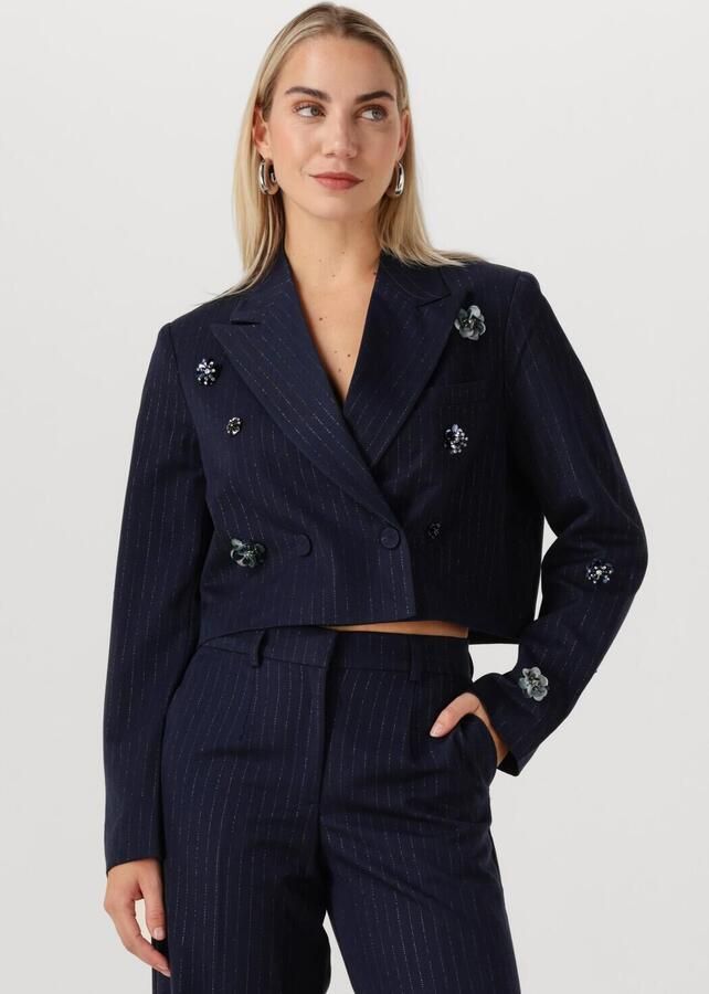 Y.A.S. Dames Blazers Yasmidnight Ls Short Blazer S. Donkerblauw - Foto 4