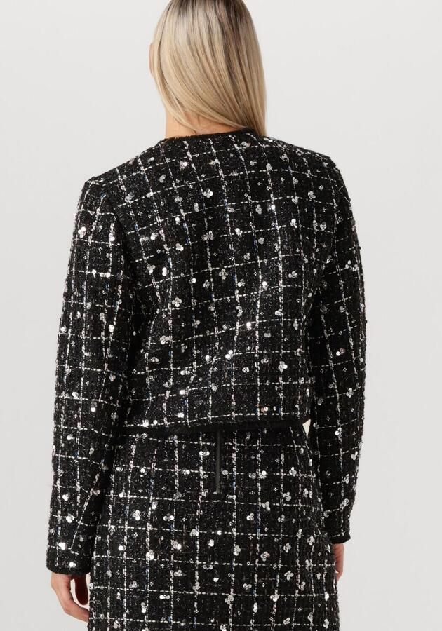 Y.A.S. Dames Blazers Yasvalenda Ls Tweed Jacket Zwart - Foto 2