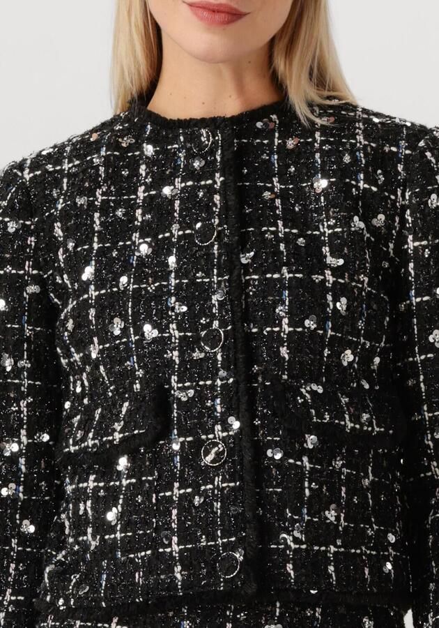 Y.A.S. Dames Blazers Yasvalenda Ls Tweed Jacket Zwart - Foto 3