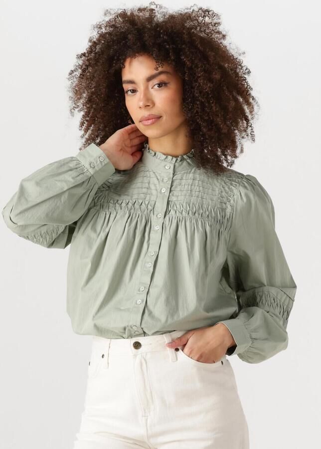Y.A.S. Dames Blouses Yascreama Ls Shirt S. Groen - Foto 4