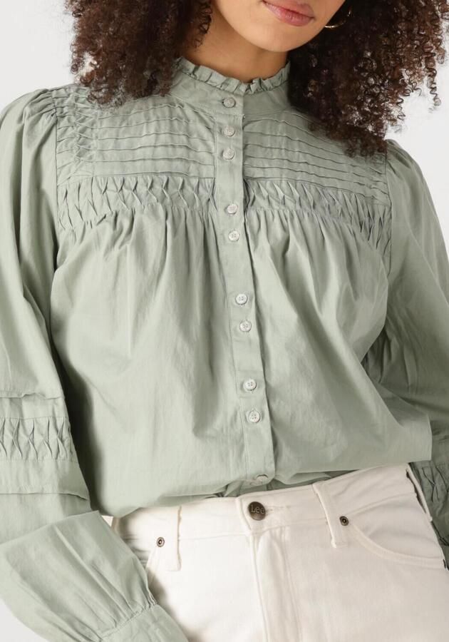 Y.A.S. Dames Blouses Yascreama Ls Shirt S. Groen - Foto 3