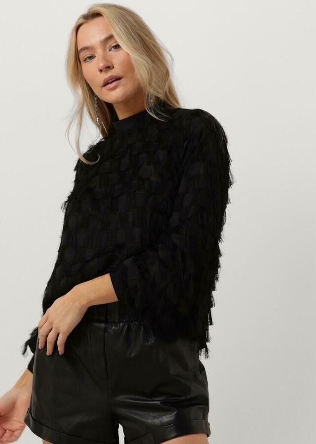 Y.A.S. Dames Blouses Yasdio Ls Top Zwart - Foto 4