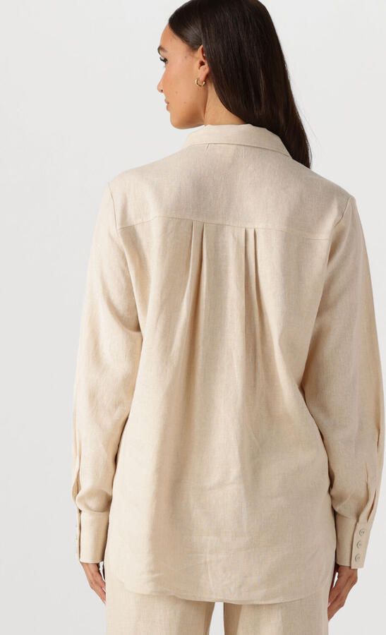 Y.A.S. Dames Blouses Yasflaxy Ls Linen Shirt Noos Wit - Foto 3