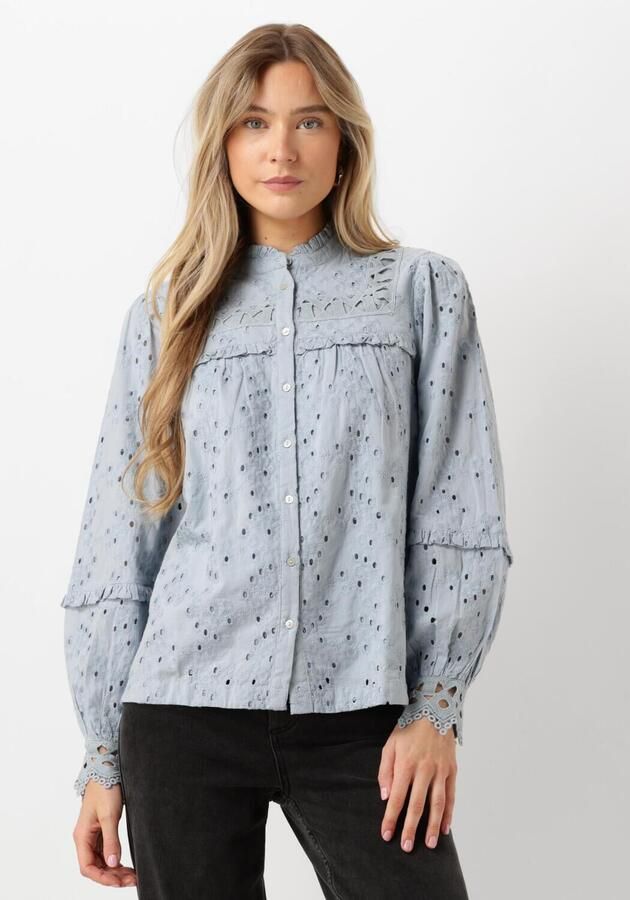 Y.A.S Blauwe Blouse met Lange Mouwen Blue Dames - Foto 4