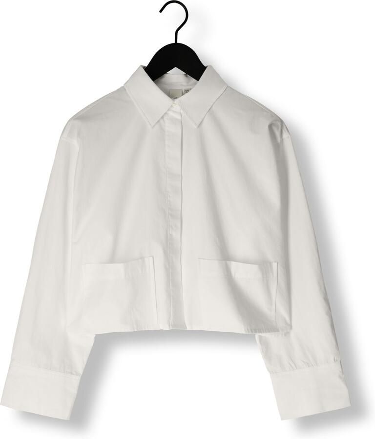 YAS Relaxed fit blouse met opgestikte zakken model 'LEE'