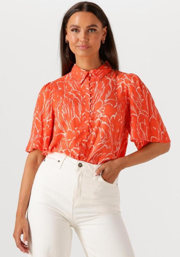 Y.A.S. Dames Blouses Yaslefira Top Oranje - Foto 4