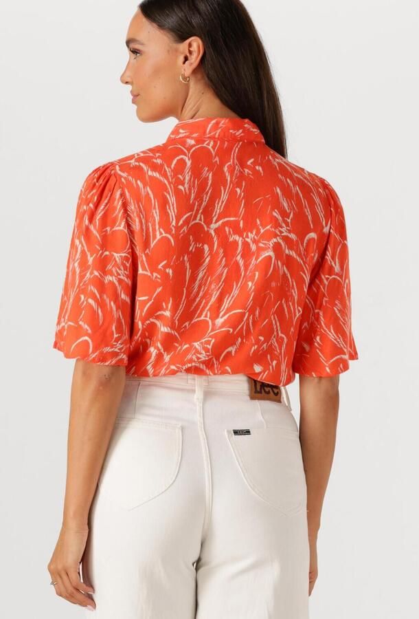 Y.A.S. Dames Blouses Yaslefira Top Oranje - Foto 3