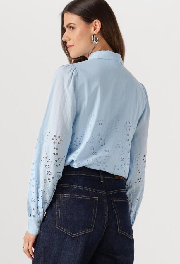 Y.A.S. Dames Blouses Yasluma Ls Shirt S. Noos Lichtblauw - Foto 3