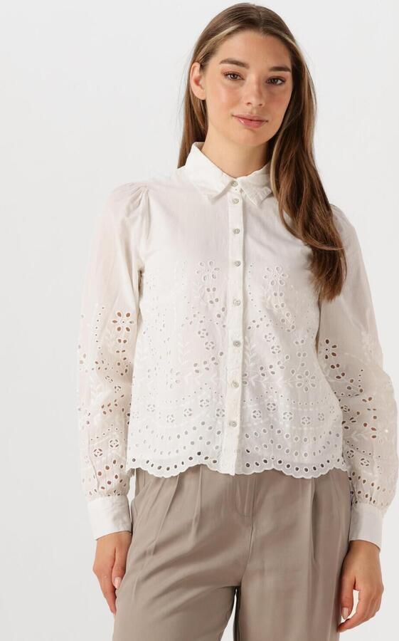 Y.A.S. Dames Blouses Yasluma Ls Shirt S. Noos Wit - Foto 4