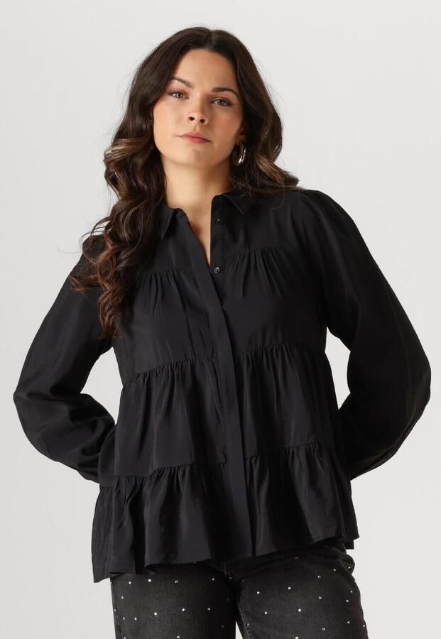 Y.A.S Elegante Zwarte Blouse voor Vrouwen Black Dames - Foto 4