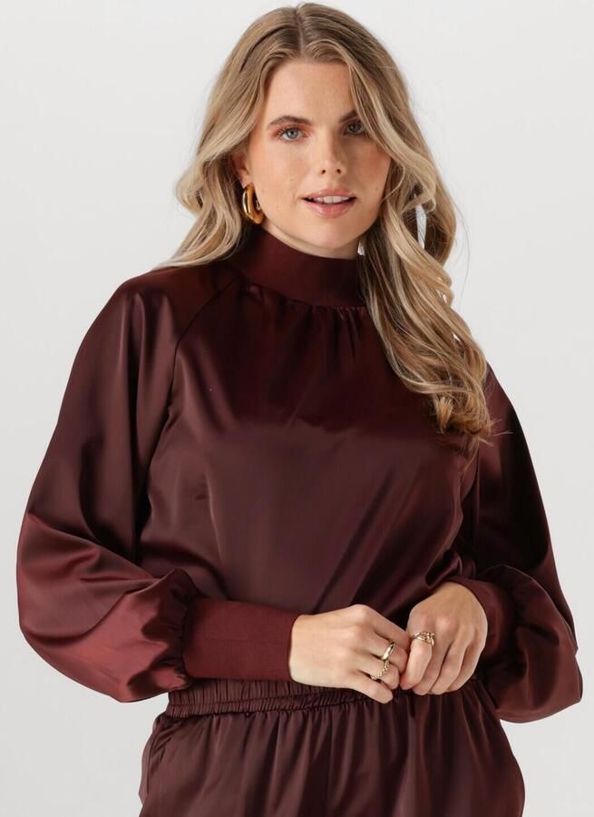 Y.A.S. Dames Blouses Yaspelana Ls Top Bruin - Foto 4