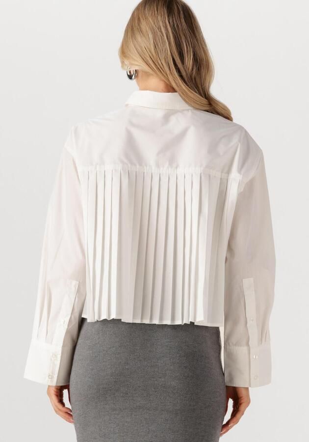 Y.A.S. Dames Blouses Yasroyalee Ls Short Shirt Wit - Foto 3