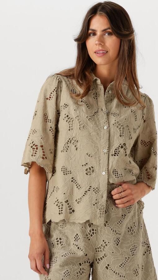 Y.A.S. Dames Blouses Yassagga Shirt Groen - Foto 4