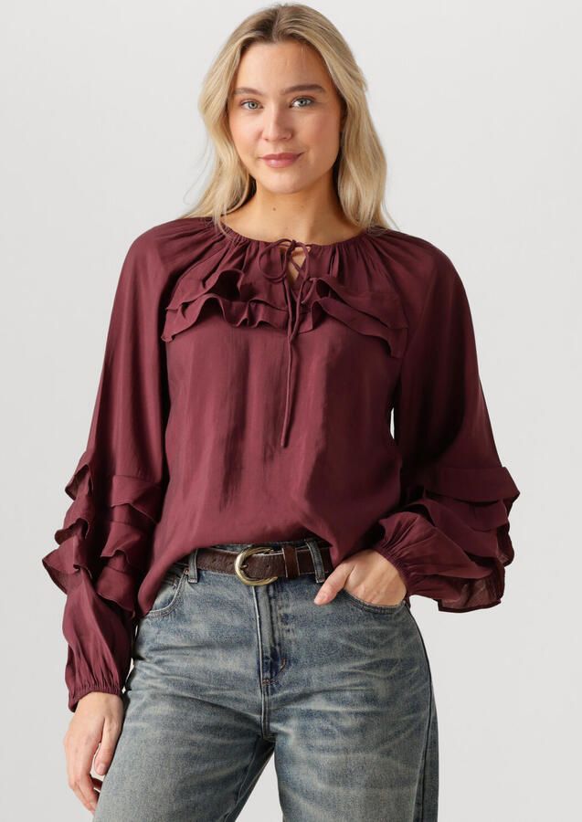 Y.A.S. Dames Blouses Yastemura Ls Top Bordeaux - Foto 4