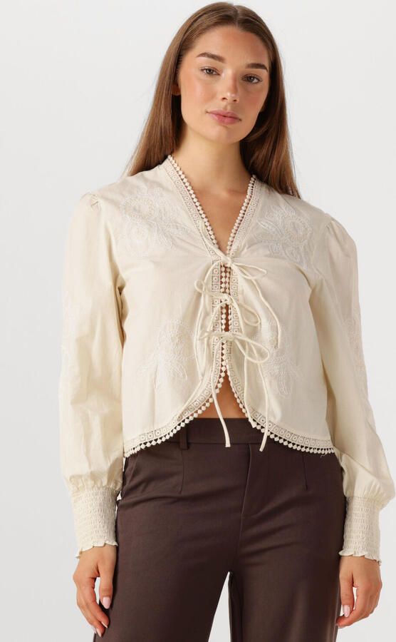 Y.A.S. Dames Blouses Yastrine Ls Top S. Creme - Foto 4