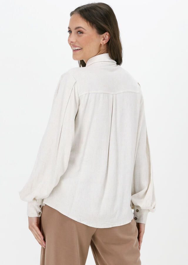 Y.A.S. Dames Blouses Yasviggi Ls Shirt Beige - Foto 2
