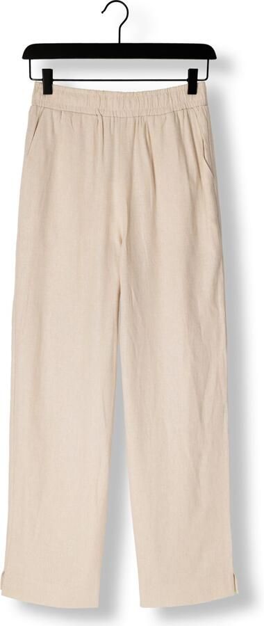 Y.A.S. Dames Broeken Yasflaxy Hw Linen Pant Noos Beige - Foto 3