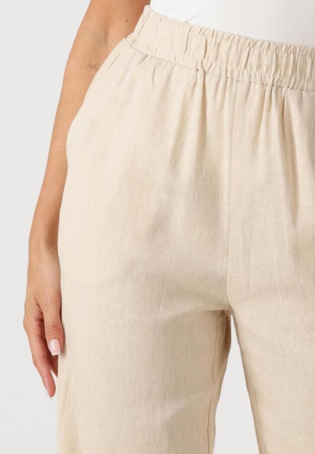 Y.A.S. Dames Broeken Yasflaxy Hw Linen Pant Noos Beige - Foto 2